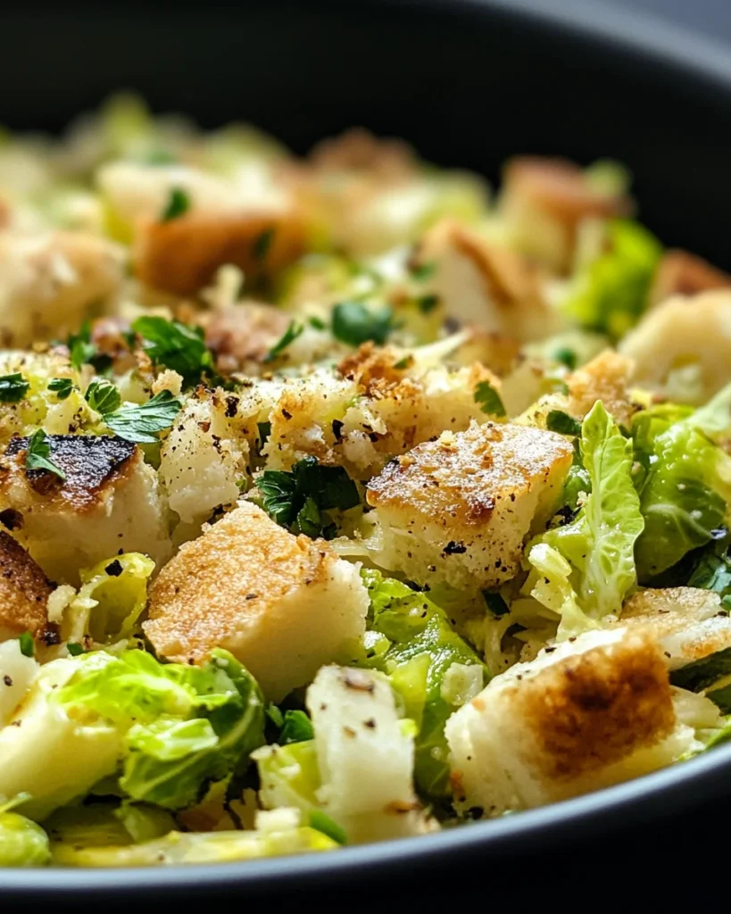 Brussels Sprout Caesar Salad