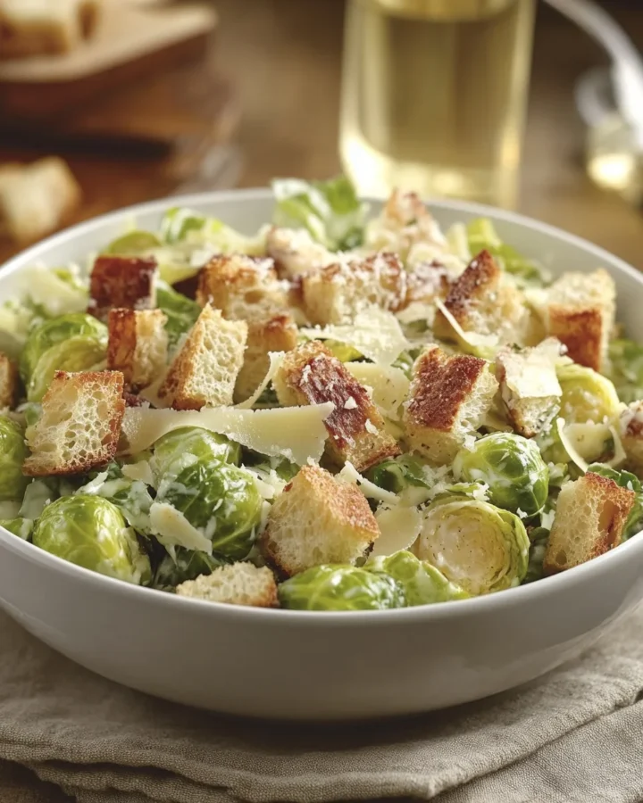 Brussels Sprout Caesar Salad