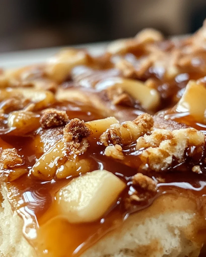 Caramel Apple Cinnamon Rolls