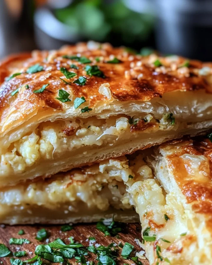 Cauliflower Spanakopita Melt