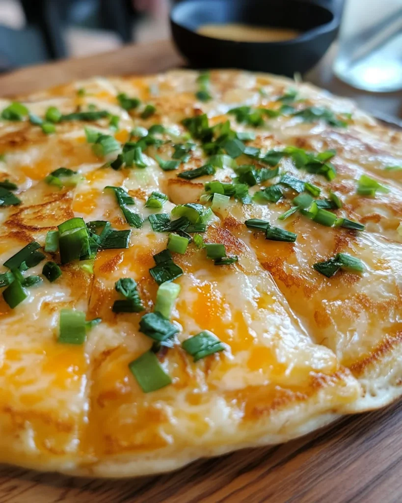 Cheddar-and-Scallion Savory Pancakes