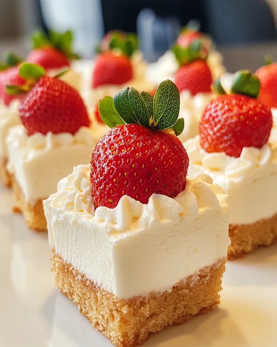 Cheesecake deviled strawberries