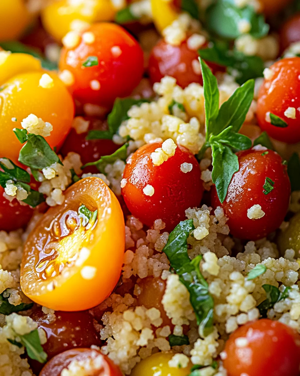 Cherry Tomato Couscous Salad