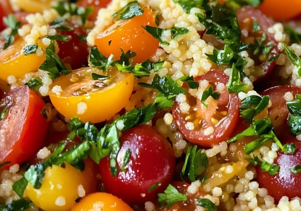 Cherry Tomato Couscous Salad
