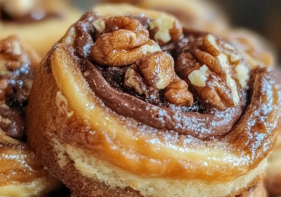 Chocolate Swirl Banana Bread with Walnuts