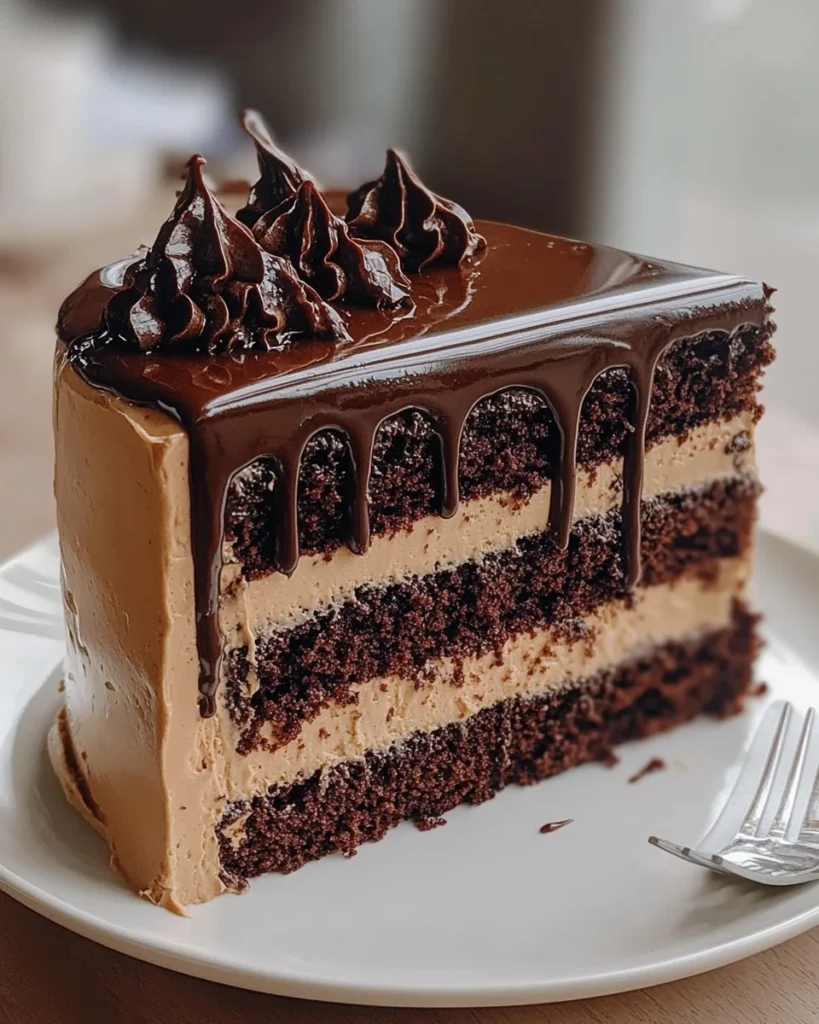 Chocolate peanut butter cake
