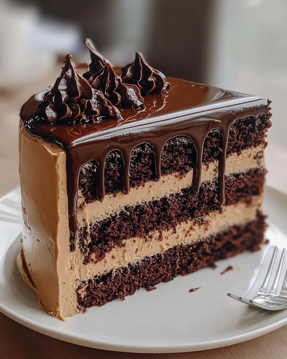 Chocolate peanut butter cake