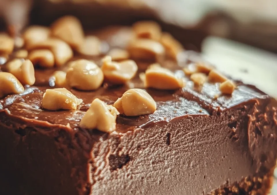 Chocolate peanut butter cake