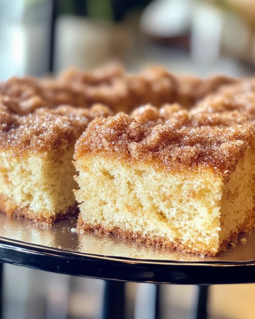 Cinnamon Sugar Apple Cake