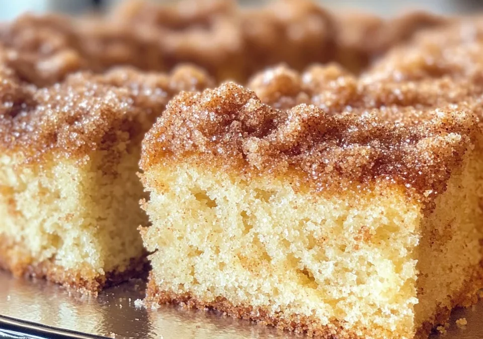 Cinnamon Sugar Apple Cake