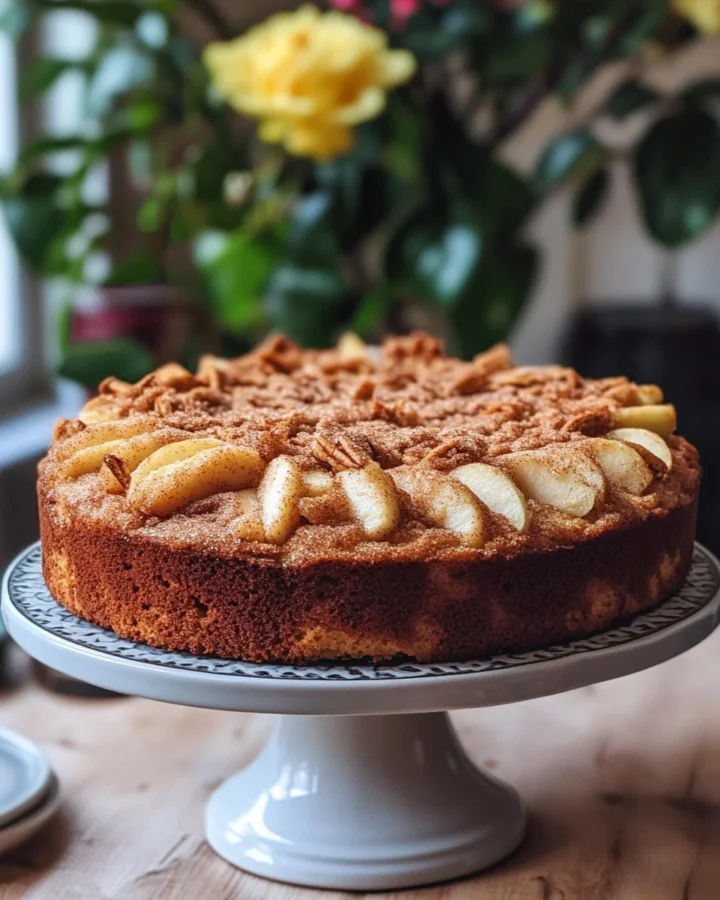 Cinnamon Sugar Apple Cake