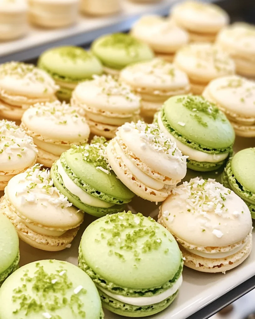 Coconut Lime Macaroons