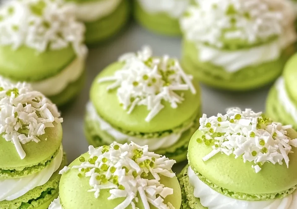 Coconut Lime Macaroons