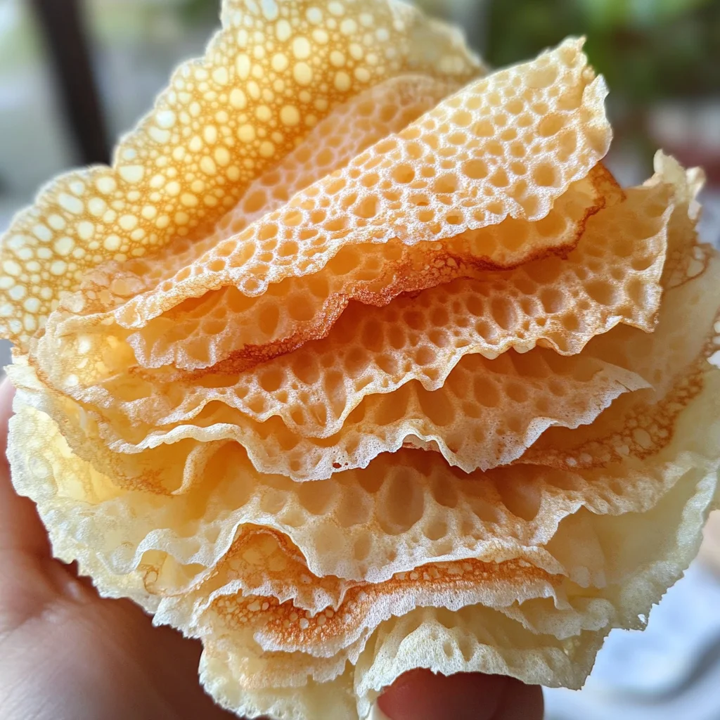 Crispy Ruffled Crepes