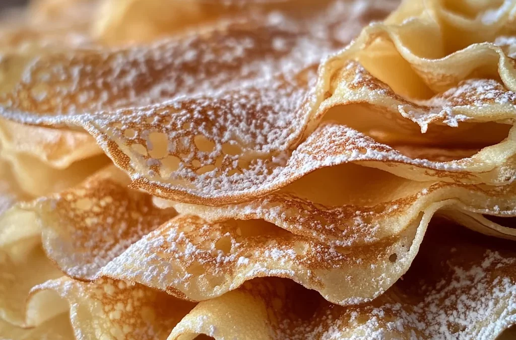 Crispy Ruffled Crepes