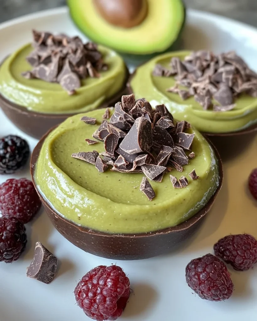 Dark Chocolate Avocado Mousse