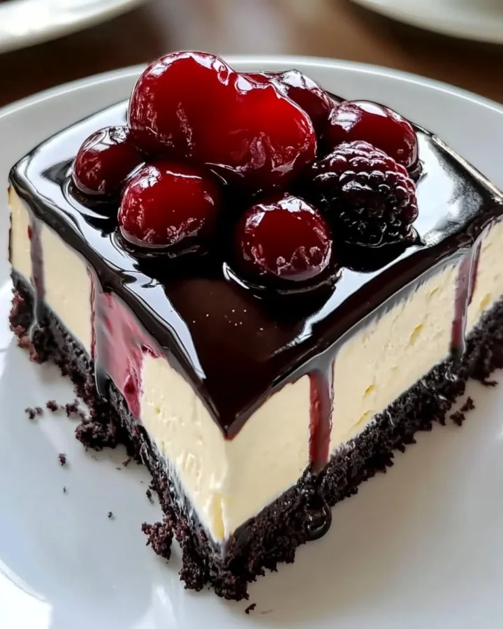 Decadence Black Forest Cheesecake