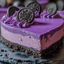 Decadent Ube Oreo Cheesecake: A Perfect Blend of Richness and Flavor