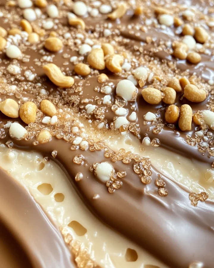 Giant Chocolate Candy Bar with Peanuts and Nougat