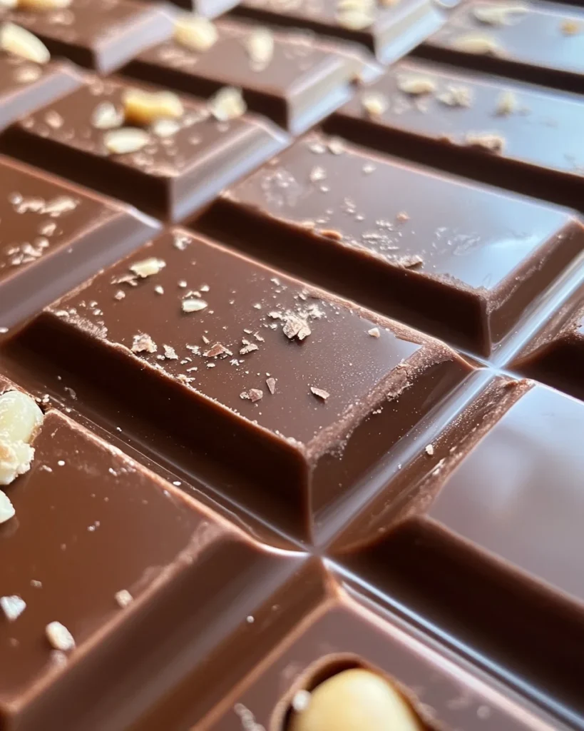 Giant Chocolate Candy Bar with Peanuts and Nougat
