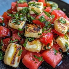 Halloumi Watermelon Salad: A Refreshing Recipe Perfect for Summer