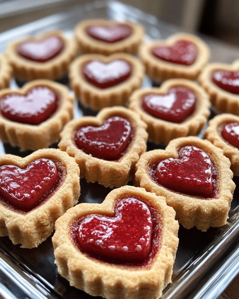 Heart Linzer Cookies