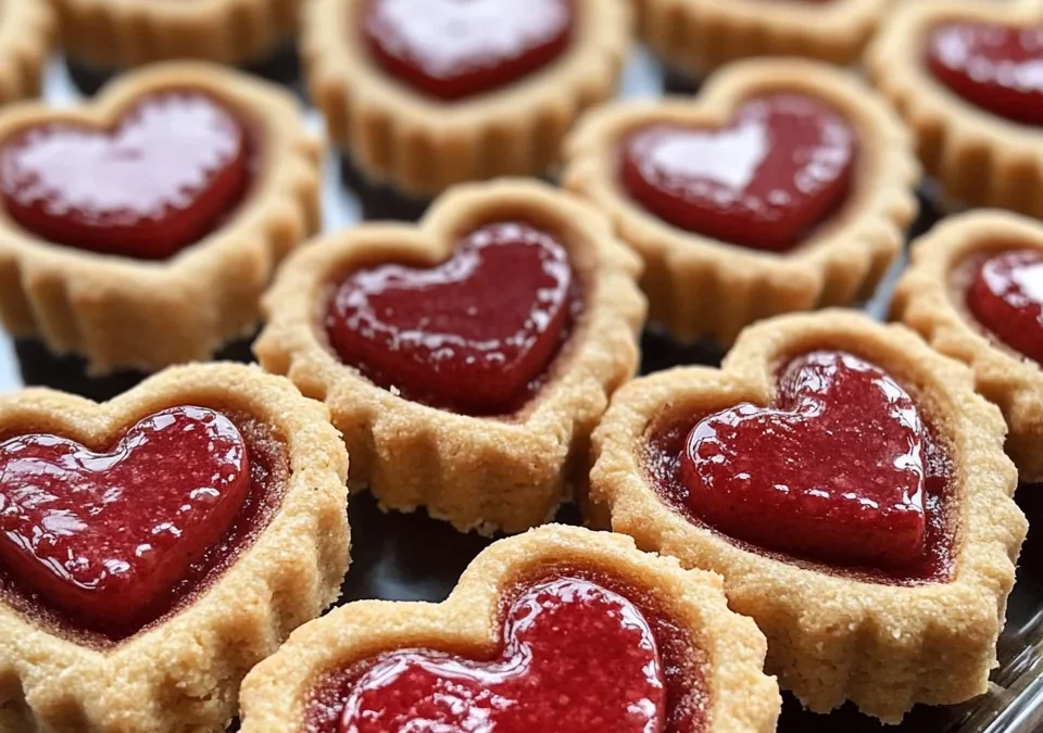 Heart Linzer Cookies