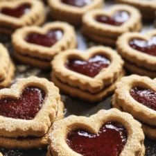 Heart Linzer Cookies Recipe