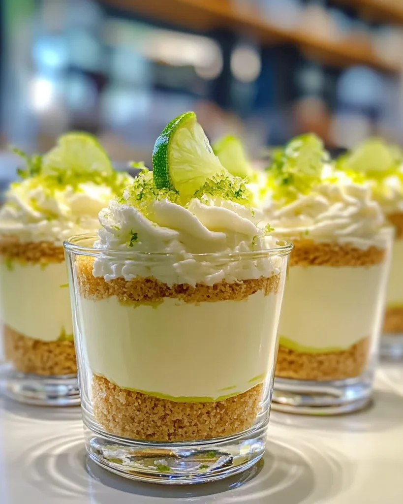 KEY LIME CHEESECAKE PARFAITS