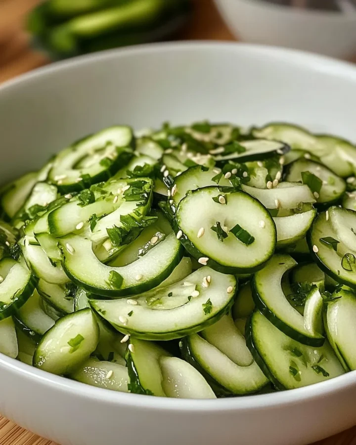 Korean Spicy Cucumber Salad (Oi Muchim)