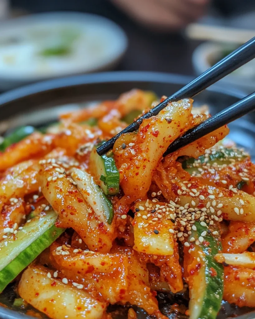 Korean Spicy Cucumber Salad (Oi Muchim)