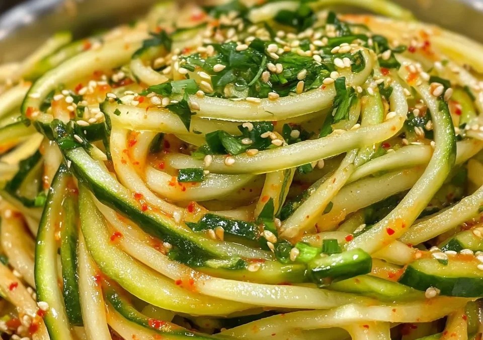 Korean Spicy Cucumber Salad (Oi Muchim)