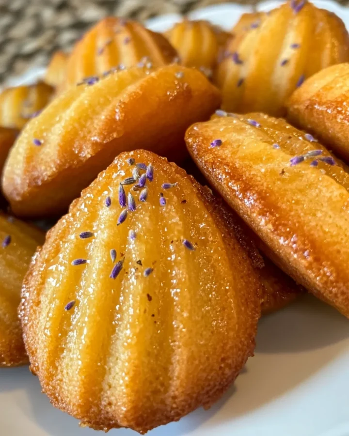 Lavender Honey Madeleines
