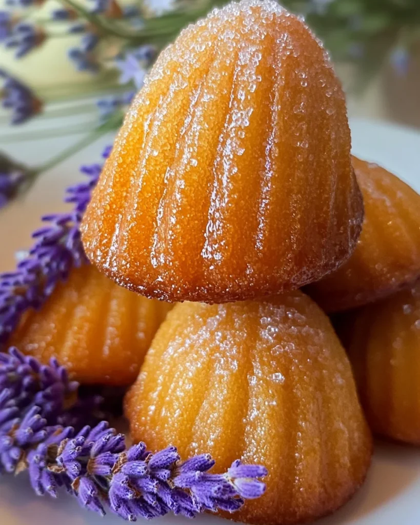 Lavender Honey Madeleines