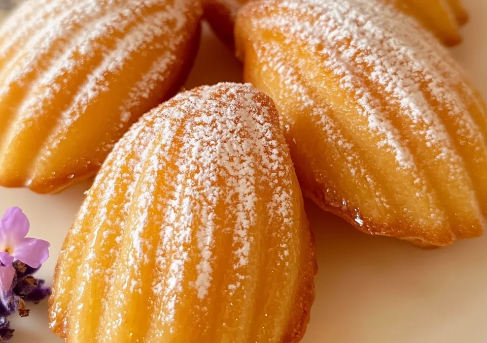 Lavender Honey Madeleines