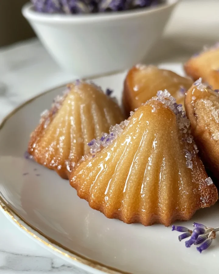 Lavender Honey Madeleines