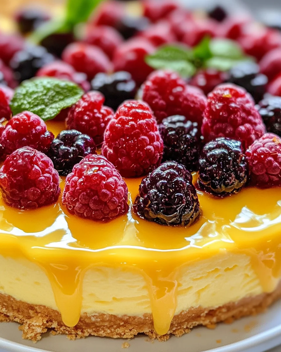 Lemon Curd Cheesecake