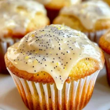 Lemon Poppy Seed Muffins with Glazed Icing: A Delightful Breakfast or Snack Recipe