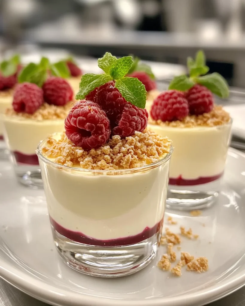 Lemon Raspberry Cheesecake Parfaits