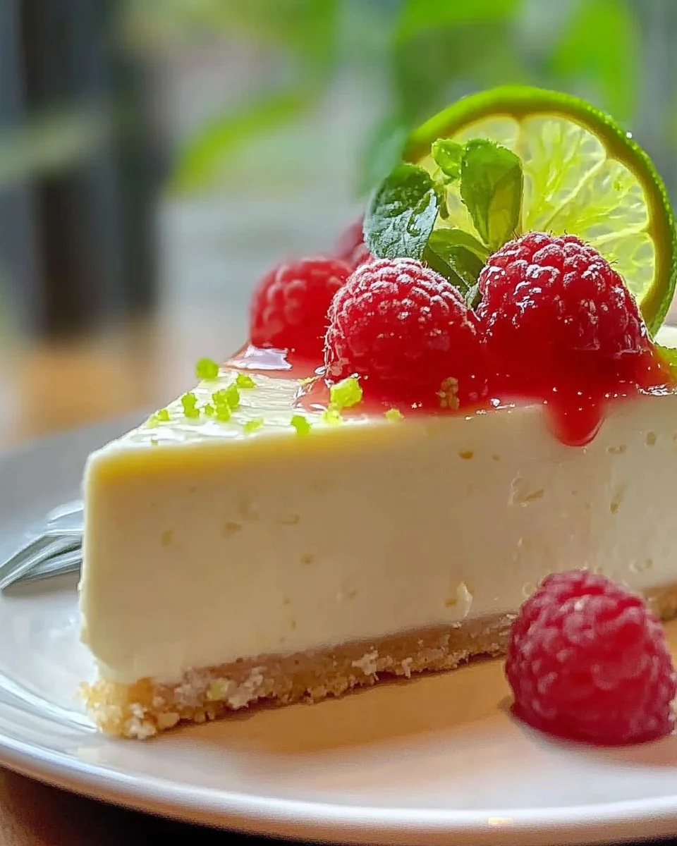 Lime Mousse Cheesecake