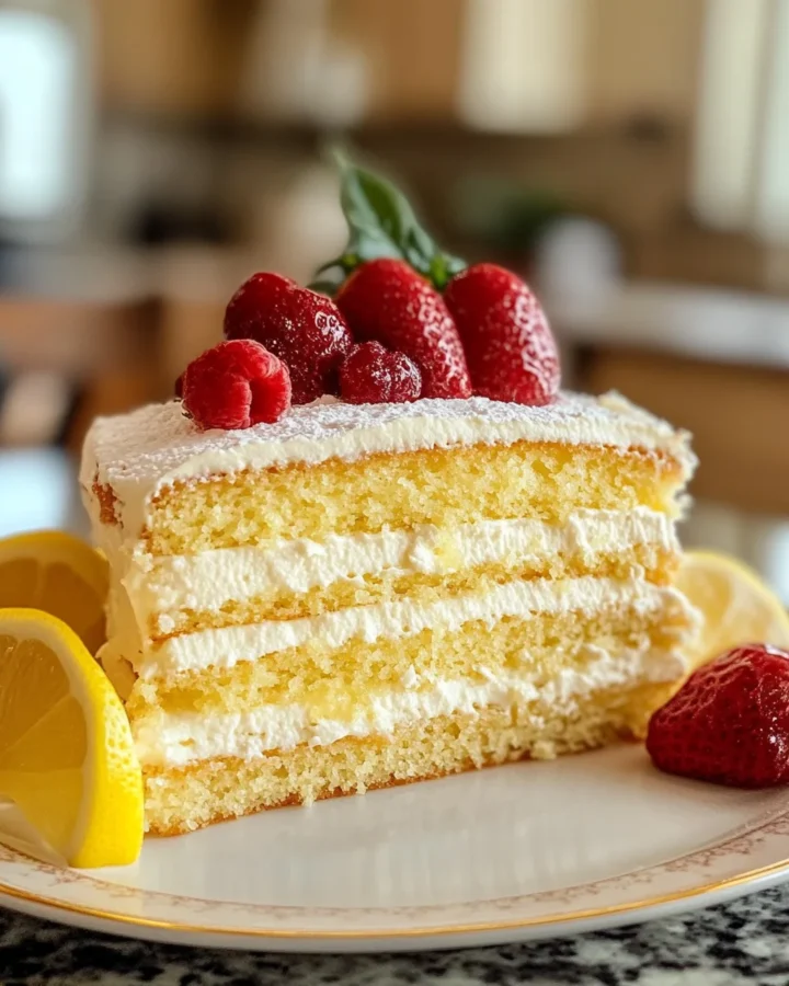 Limoncello Mascarpone Cake