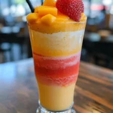 Mango Strawberry Sunrise Frappuccino Recipe