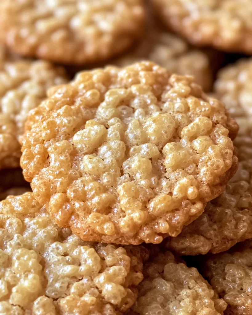 Maple Krispie Cookies