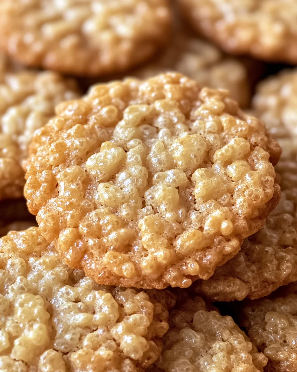 Maple Krispie Cookies