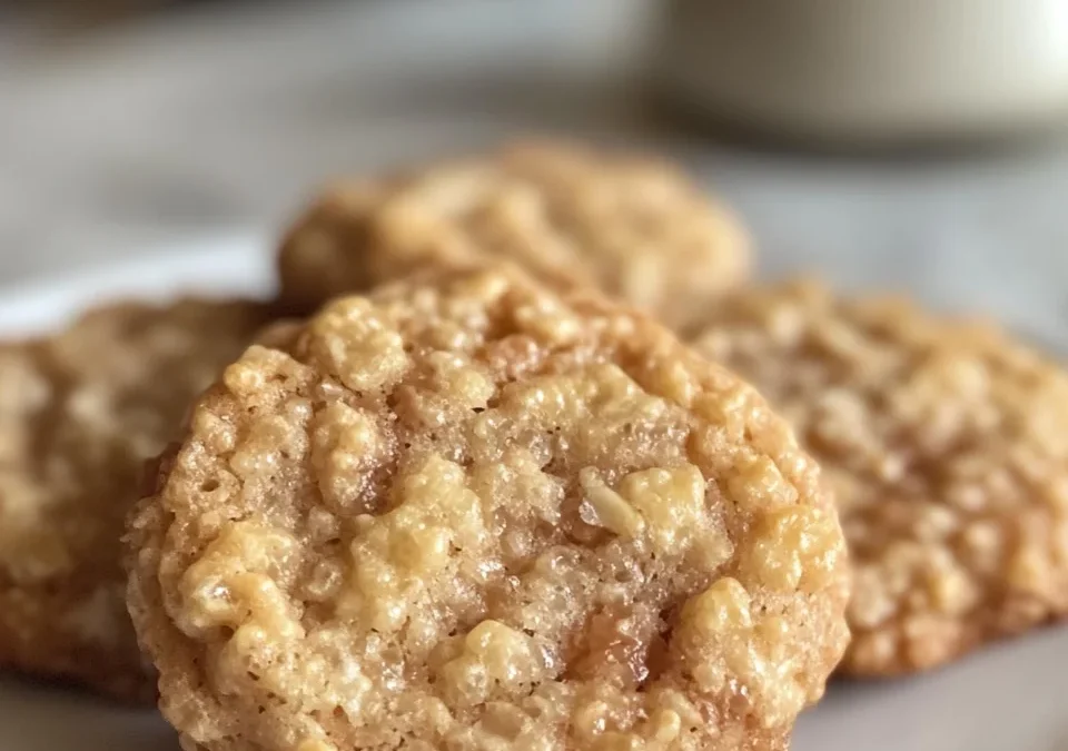 Maple Krispie Cookies