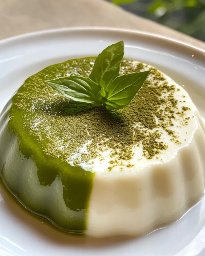 Matcha Green Tea Panna Cotta