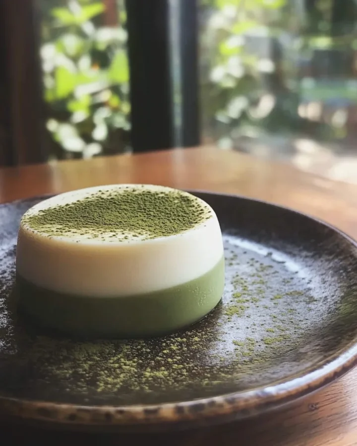Matcha Green Tea Panna Cotta