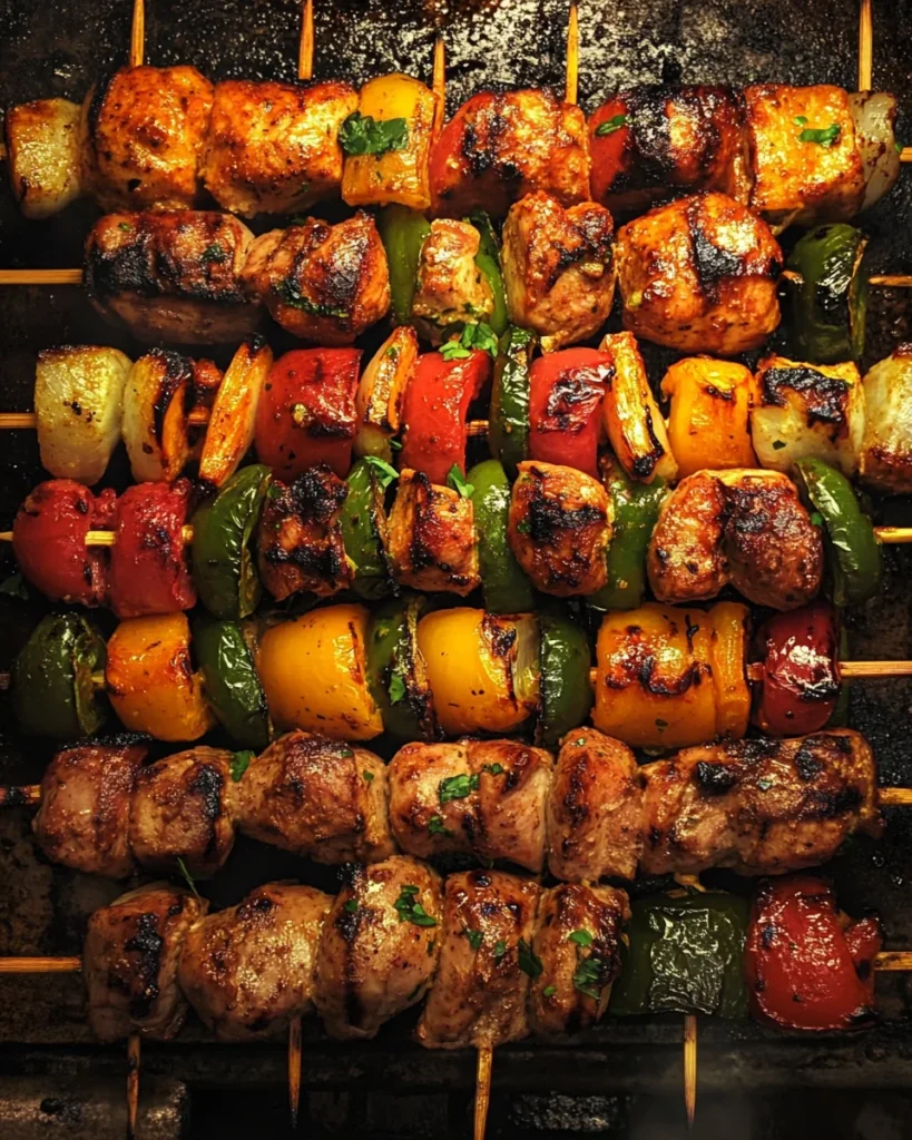 Middle Eastern-Style Grilled Chicken Kabobs