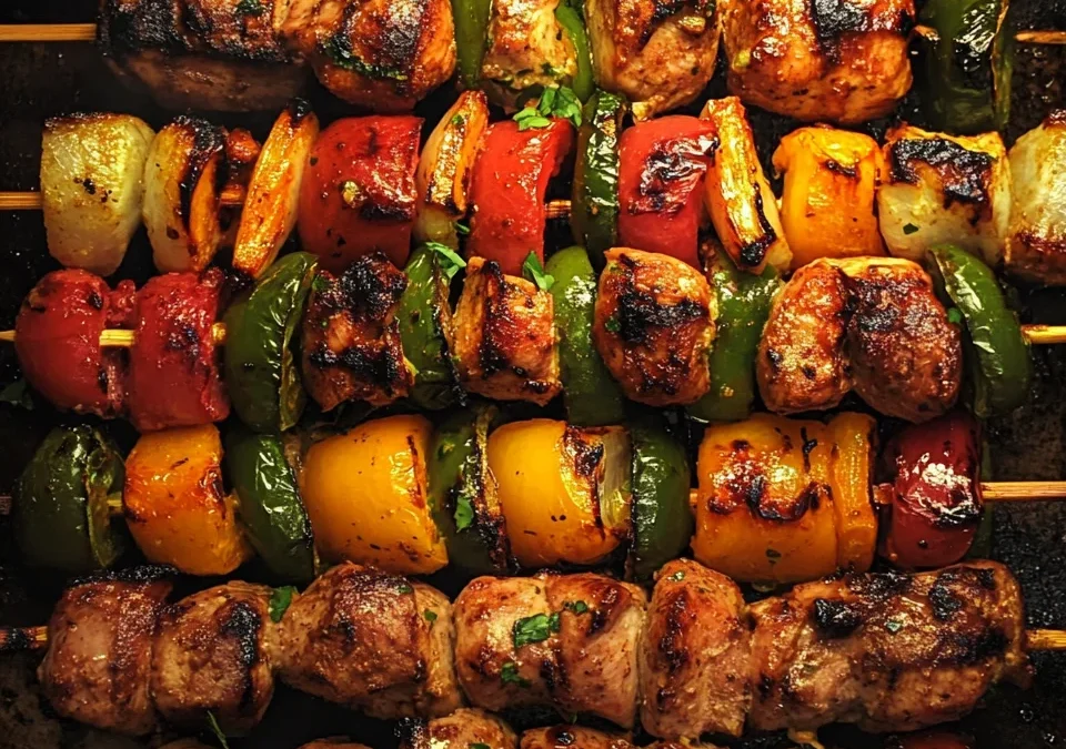 Middle Eastern-Style Grilled Chicken Kabobs