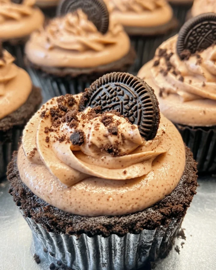 Mini Mocha Cheesecakes with Oreo Crust